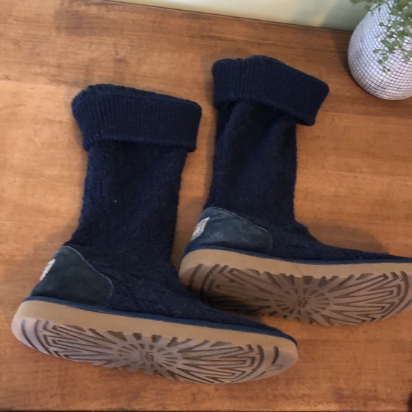Navy Sweater Uggs - Picture 8 of 9